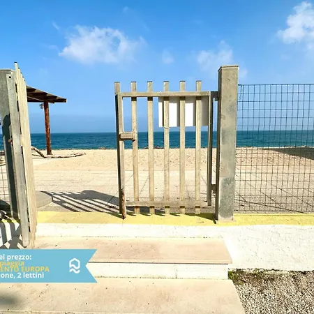 Rs322 - Marcelli, Bilocale Fronte Mare Con Inclusa 아파트