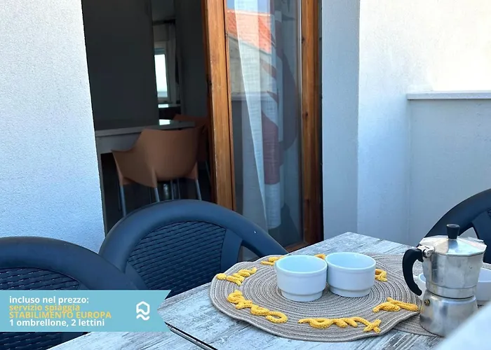 Apartment Rs322 - Marcelli, Bilocale Fronte Mare Con Inclusa