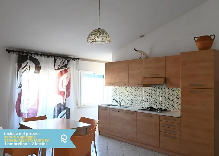 Apartment Rs322 - Marcelli, Bilocale Fronte Mare Con Inclusa *